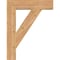 Ekena Millwork Traditional Block Smooth Bracket, Western Red Cedar, 5 1/2"W x 28"D x 36"H BKT06X28X36TRA05SWR - alternate 3